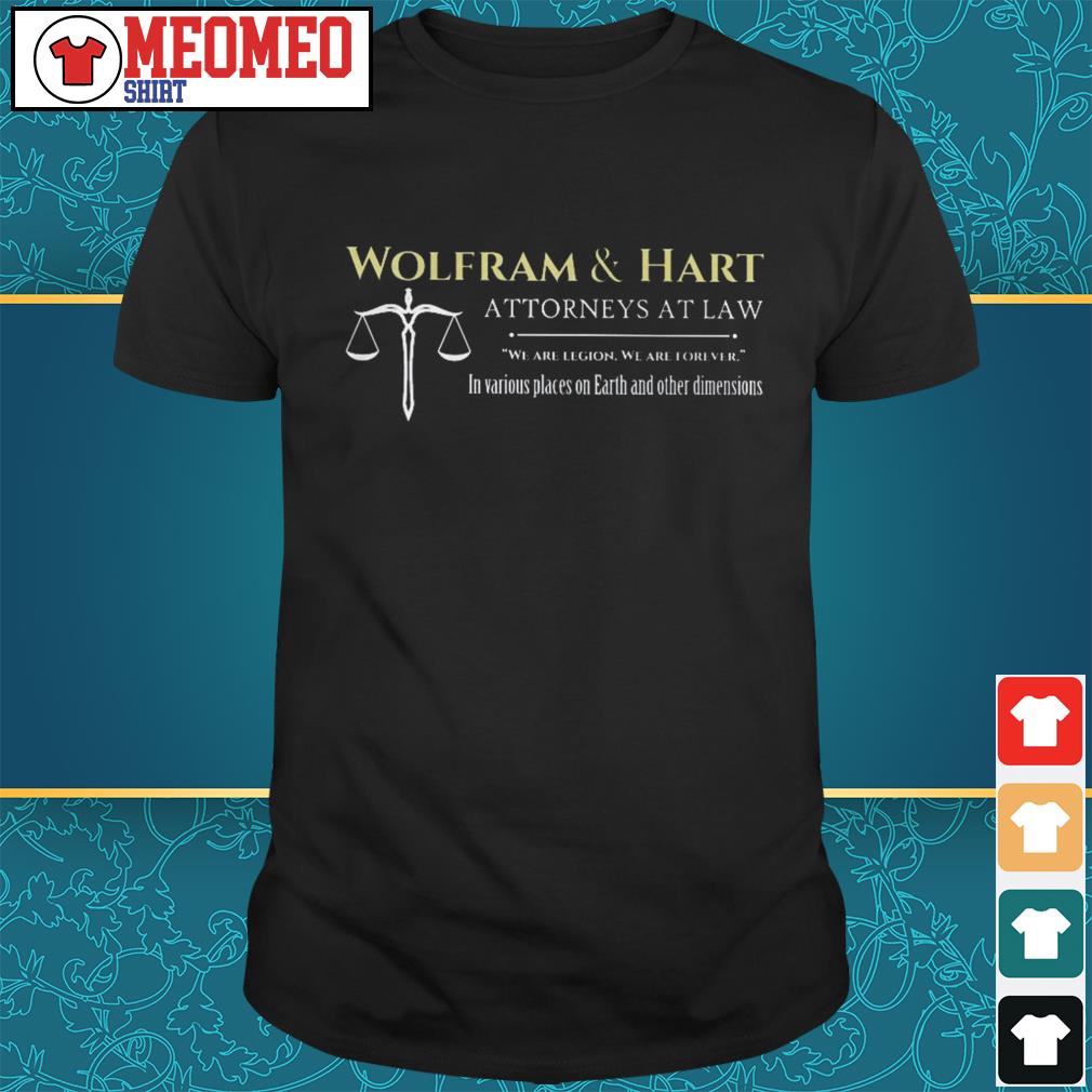 wolfram and hart t shirt