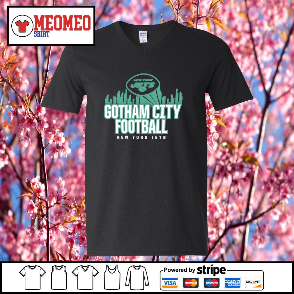 Ny Jets Gotham City Football Logo New York Jets T shirt - Limotees