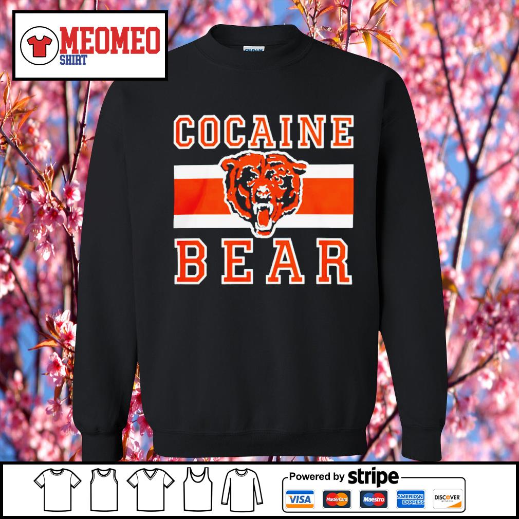 Cocaine bear Chicago Bears shirt, hoodie, sweater, long sleeve and