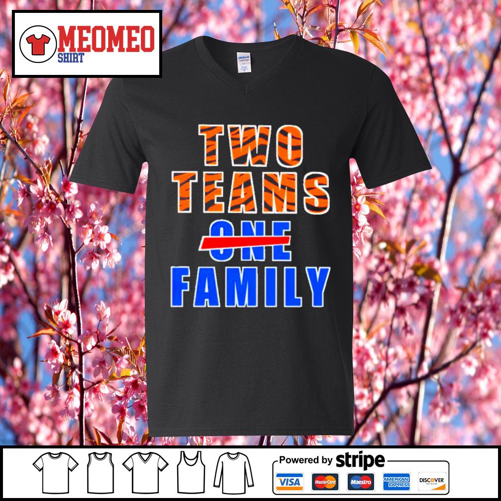 Cincinnati Bengals and Buffalo Bills Two Teams, One Family Shirt -  Skullridding