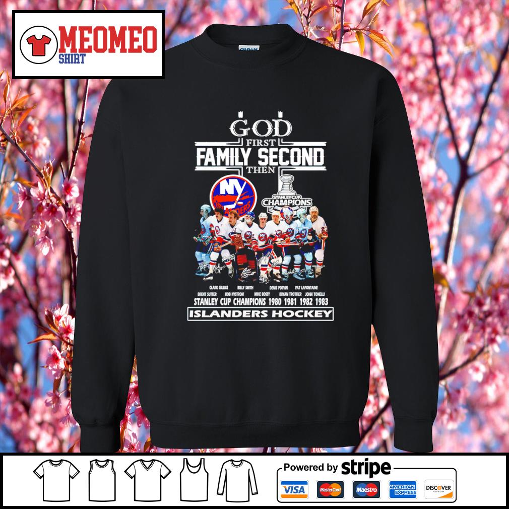 God first family second then 2023 Tampa Bay Lightning hockey signatures  shirt - Limotees