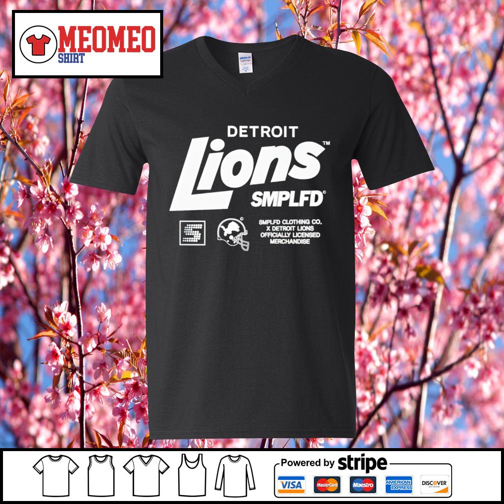 Shop Detroit Lions SMPLFD 2023 T-Shirt Clothing