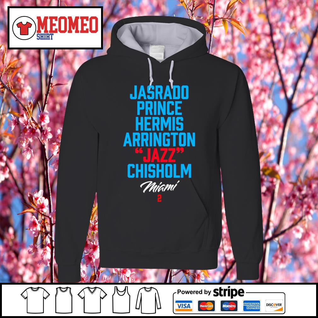 Jasrado Prince Hermis Arrington Jazz Chisholm Miami Marlins shirt, hoodie,  sweater, long sleeve and tank top