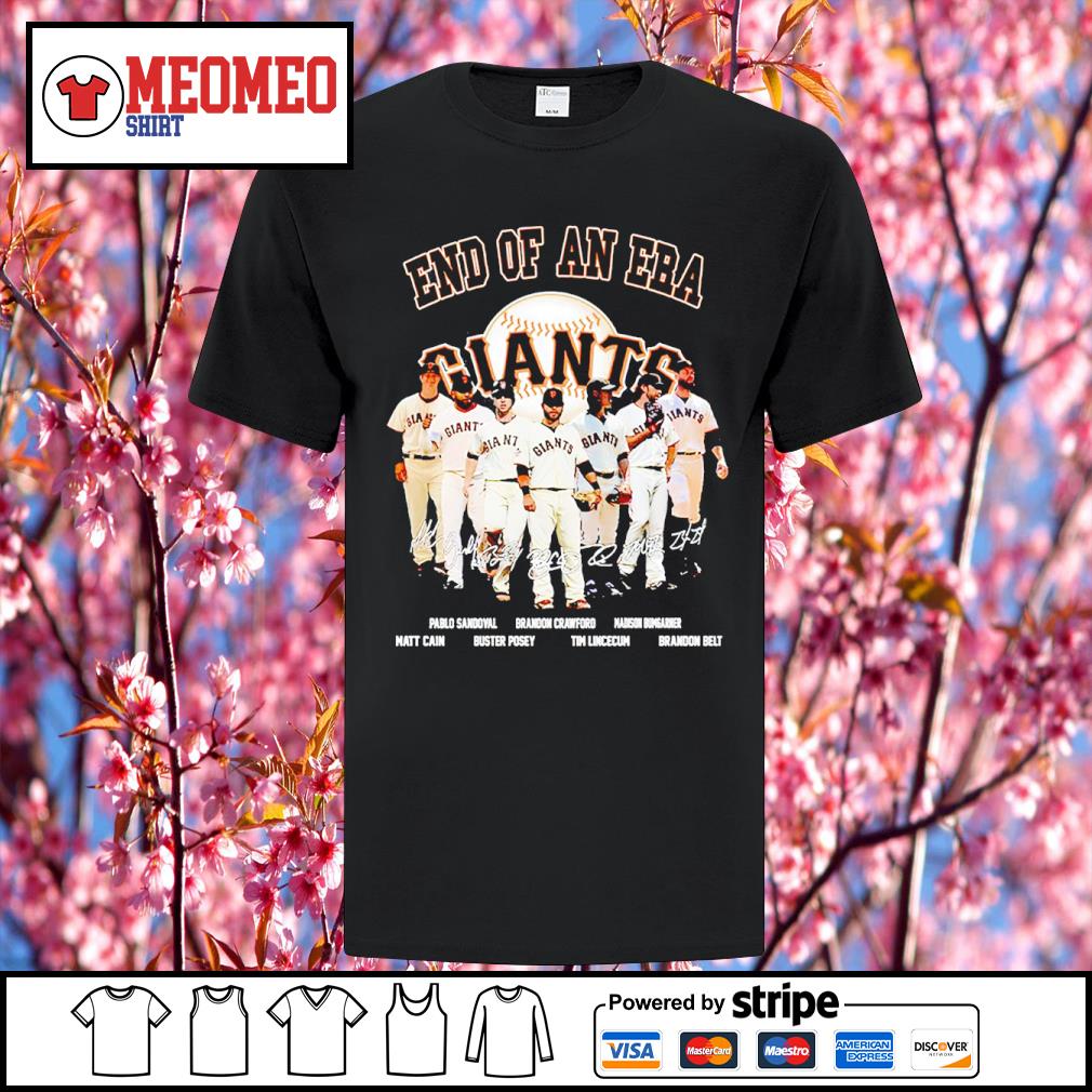 BEST End Of An Era San Francisco Giants Signatures-Unisex T-Shirt -  Beetrendstore Store