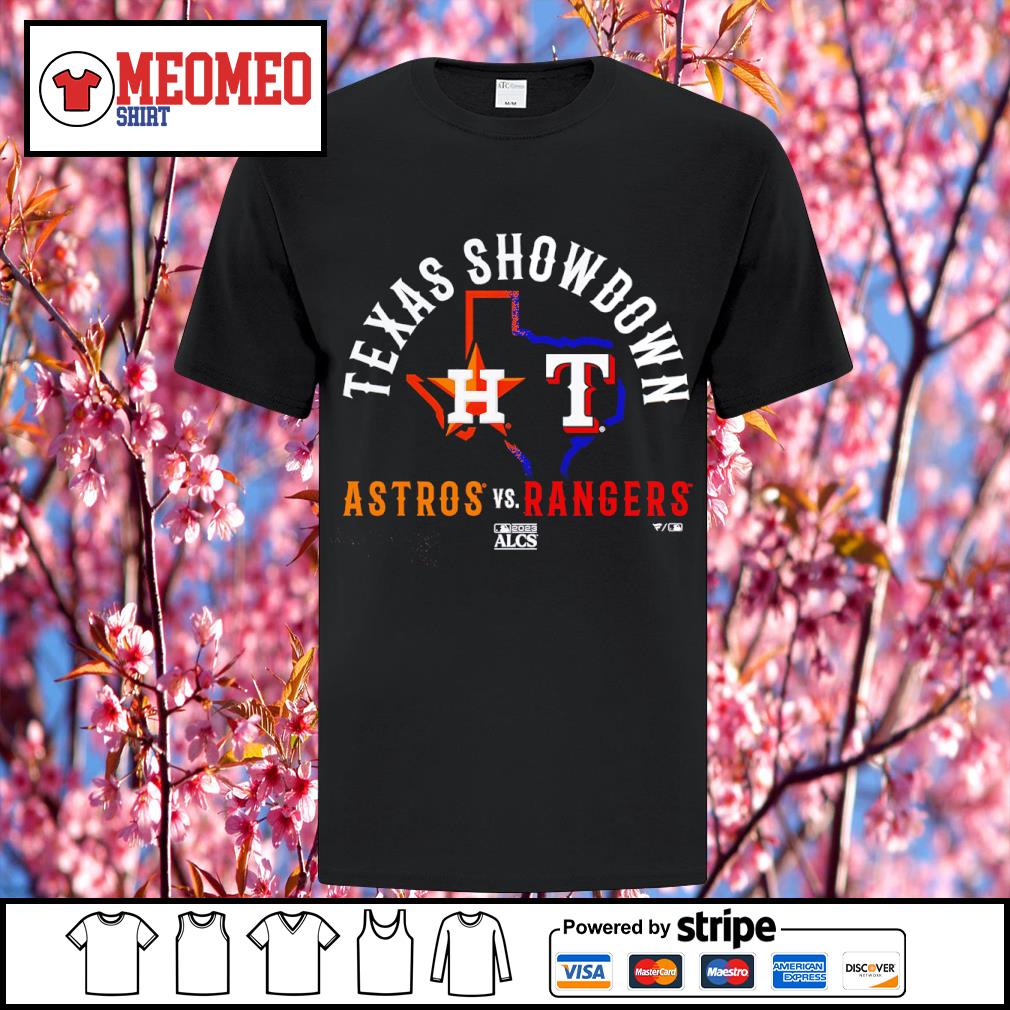 Houston Astros vs. Texas Rangers 2023 ALCS Matchup Texas Showdown shirt,  hoodie, sweater, long sleeve and tank top