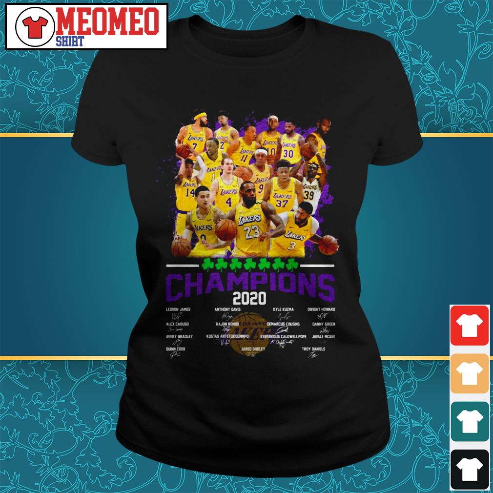 lakers championship t shirts 2020