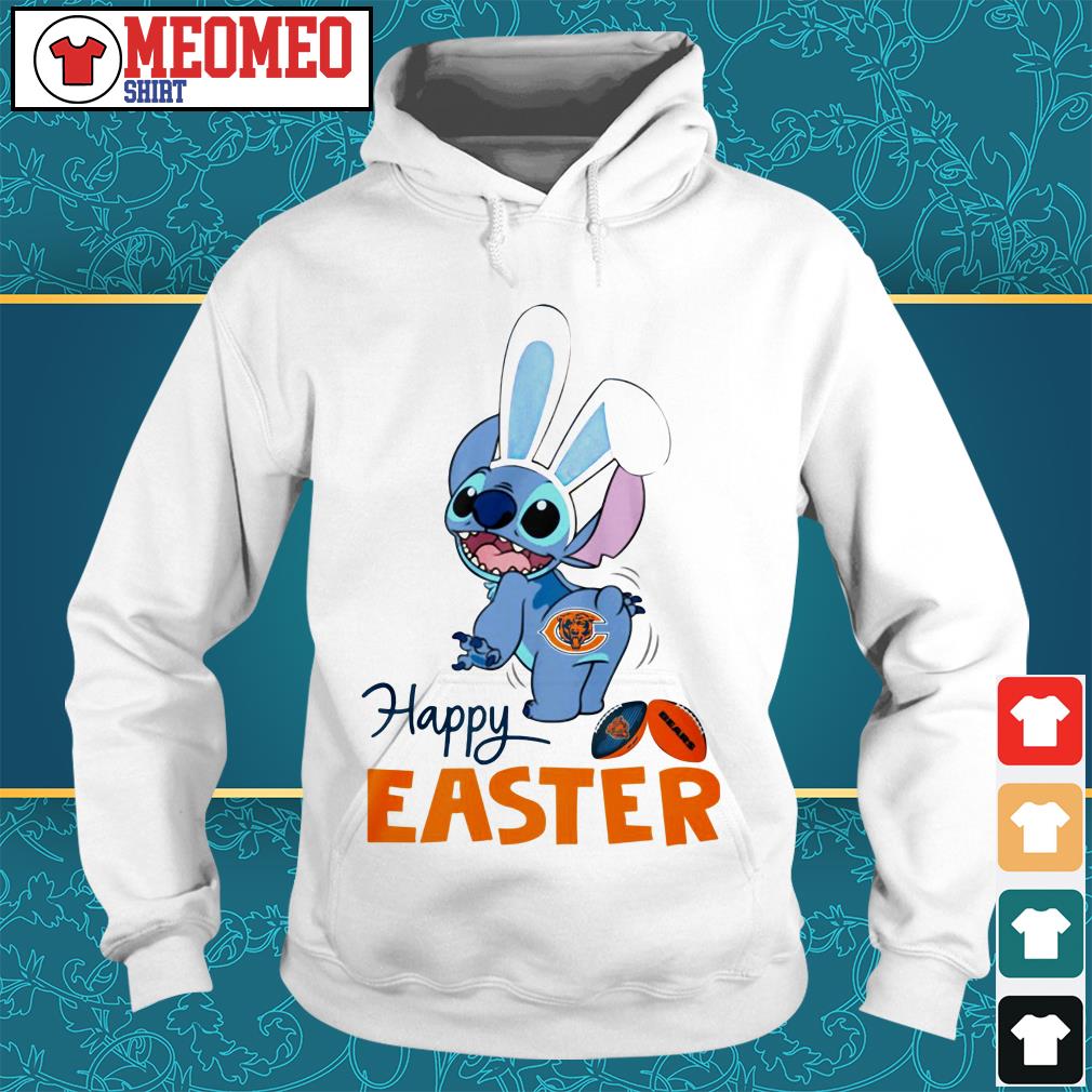 Bunny Stitch Chicago Bears happy Easter t-shirt