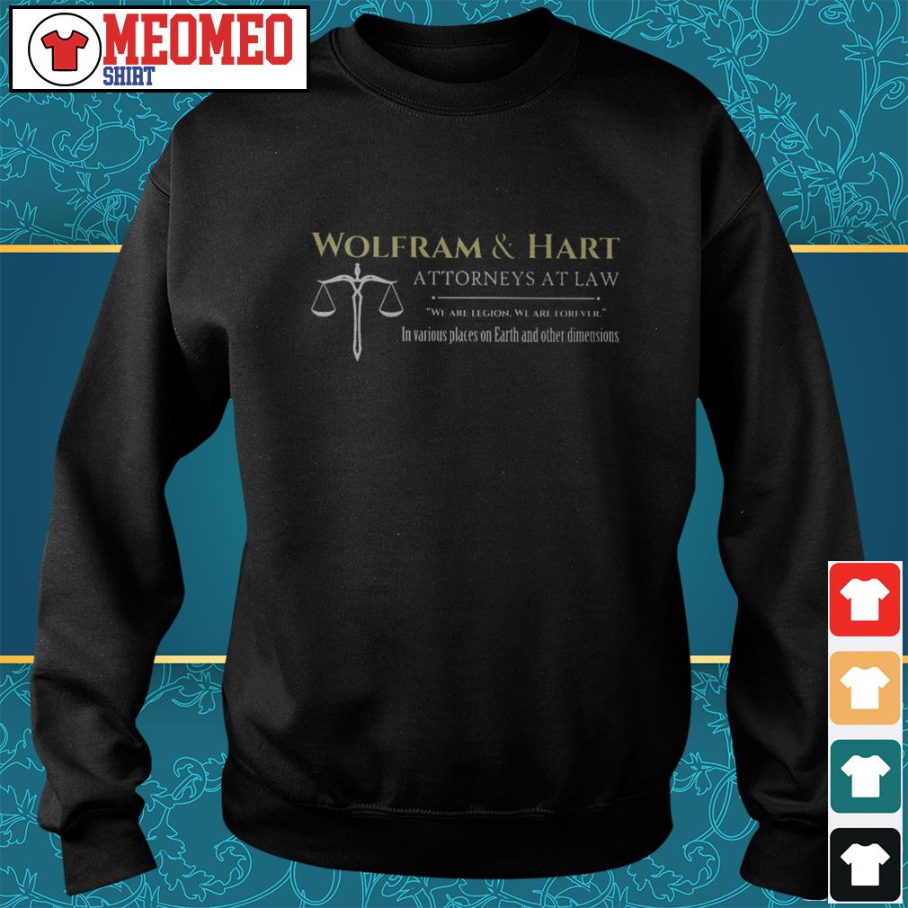 wolfram and hart t shirt